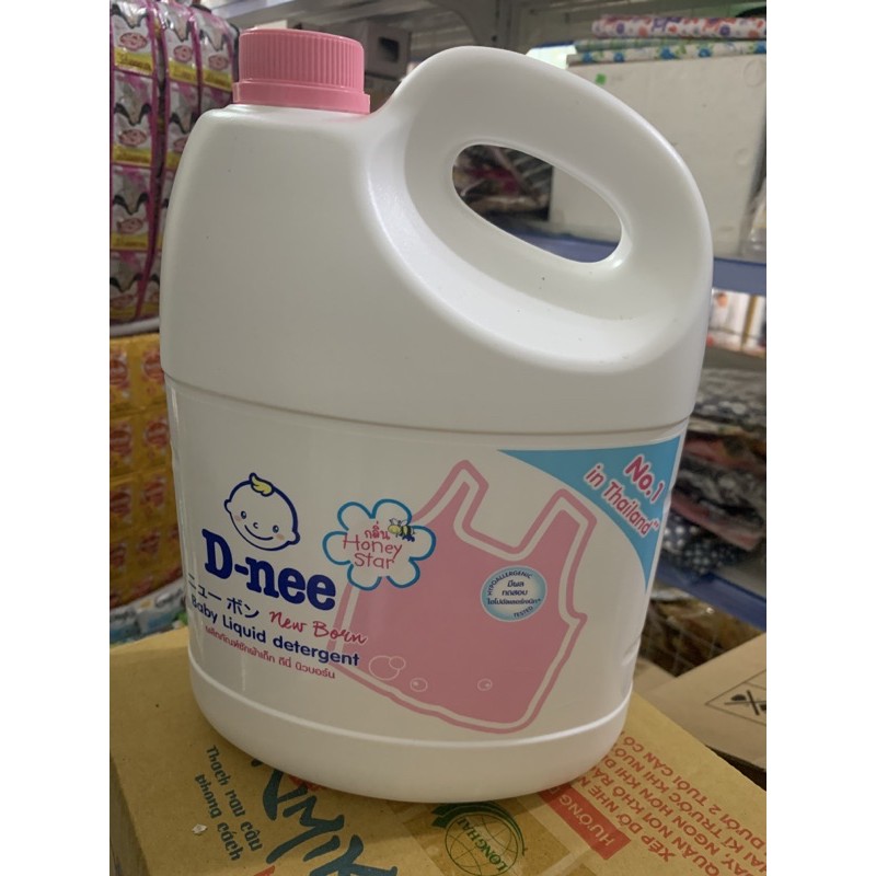 [Đủ Màu-Tem Đại Thịnh] Nước Giặt Dnee Thái Lan can 3000ml ( Cam kết Chính Hãng )