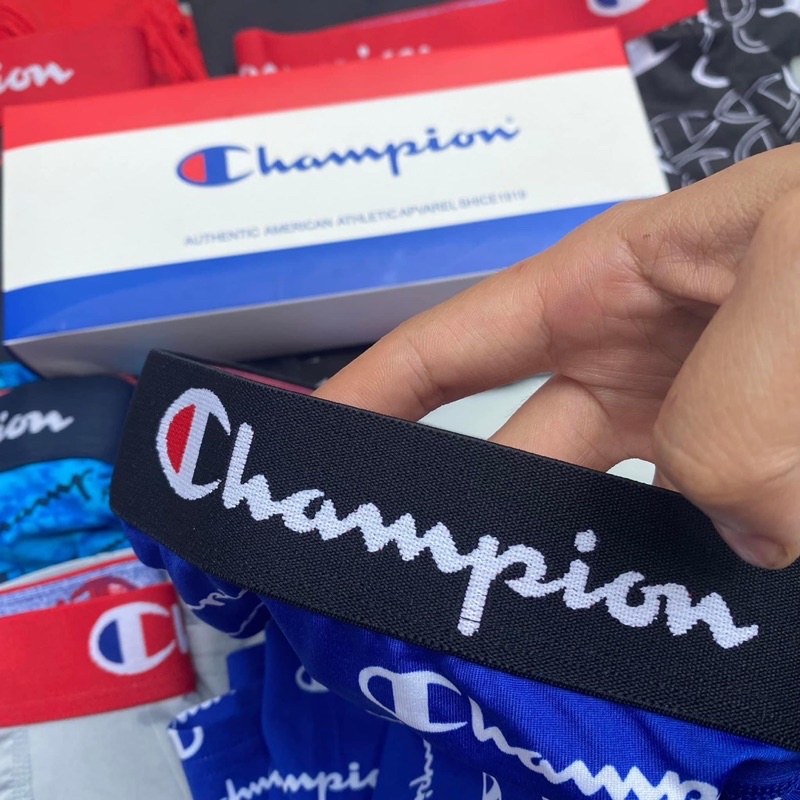 Sét 3 quần boxer Champion dư xịn-không chọn màu