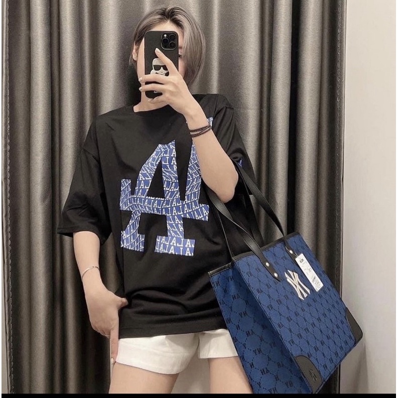 Áo MLB logo meta LA