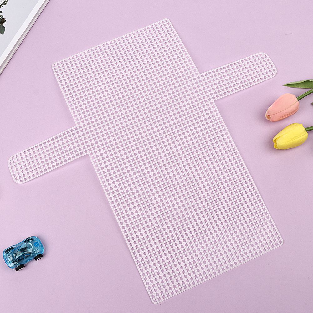 COZEE Knitting Assistant Grid Plate White Woven Material Knitted Piece Accessories Assistant DIY Variety for Weaving Bags