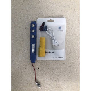 Đèn diều cảm biến 7 mau - đèn lắp diều sáo - kèm pin đã chế ổ sạc - sáng 20 tiếng