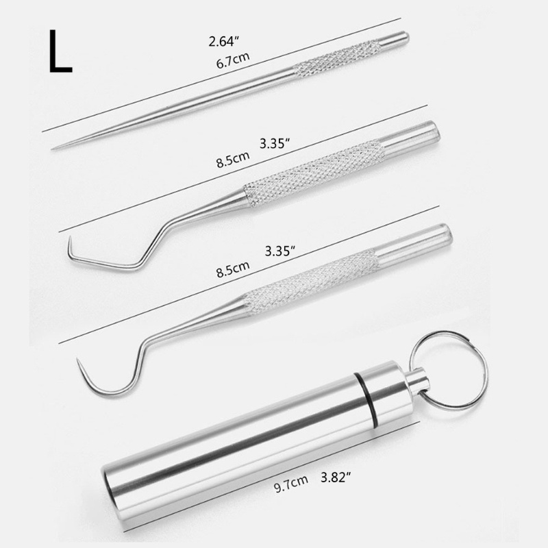 Set 3 tăm xỉa răng cao cấp tiện dụng khi đi du lịch