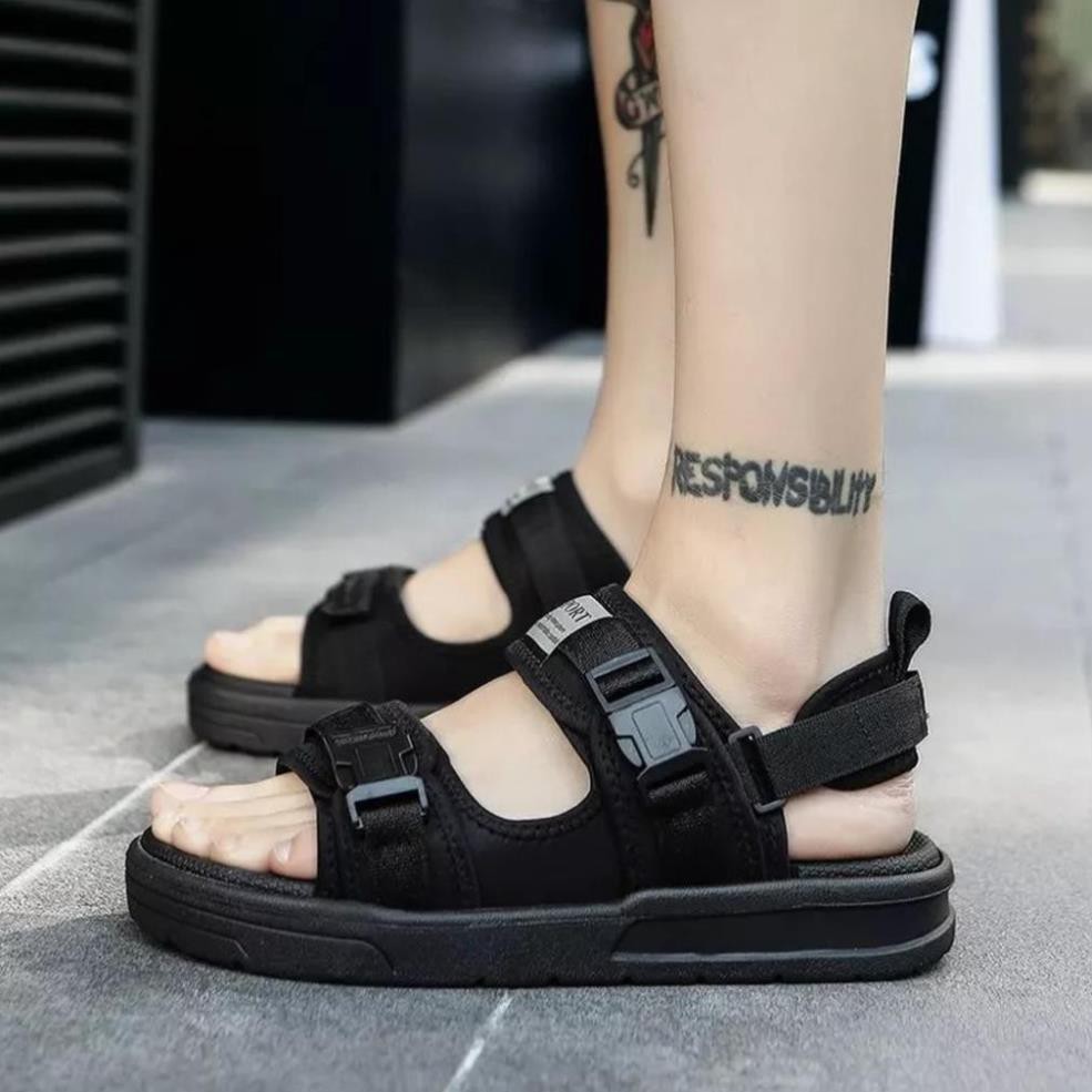 Giày sandal nam nữ Ammy đế cao su 3 màu cao cấp, dép quai hậu đi học mùa hè đi chơi AM03 -az1