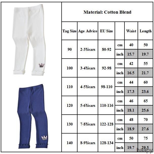 Quần Legging Cho Bé Gái cực xinh Cotton Thu Đông Sắc Thời Trang Mùa Hè 3-9 Tuổi