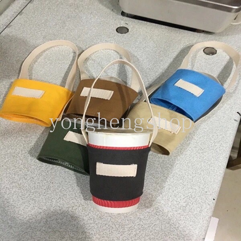 Túi đựng cốc bằng vải canvas chống nóng tiện dụng