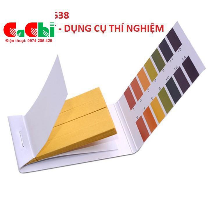 Giấy Quỳ Tím Đo Độ PH 1-14 - Giấy chỉ thị vạn năng - Giấy đo pH