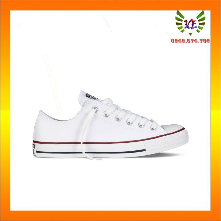 Giày thể thao sneaker convert cổ thấp trắng đen cho nam nữ