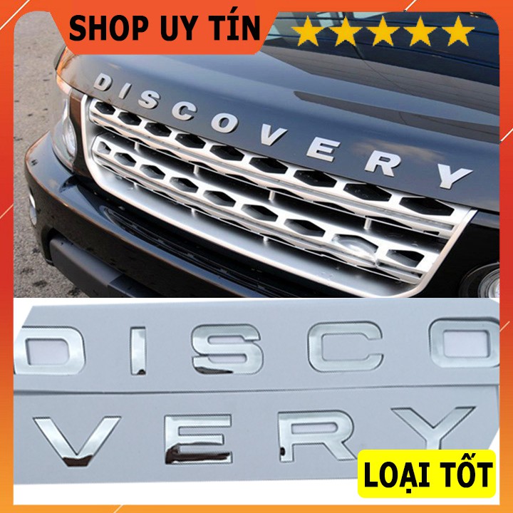 Chữ discovery dán ô tô