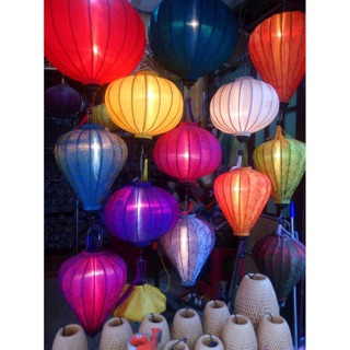 Đèn lồng vải Hội an 20cm