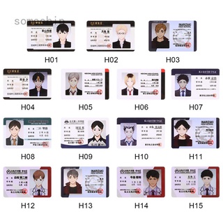 Thẻ nhựa PVC họa tiết nhân vật anime Haikyuu dùng hóa trang