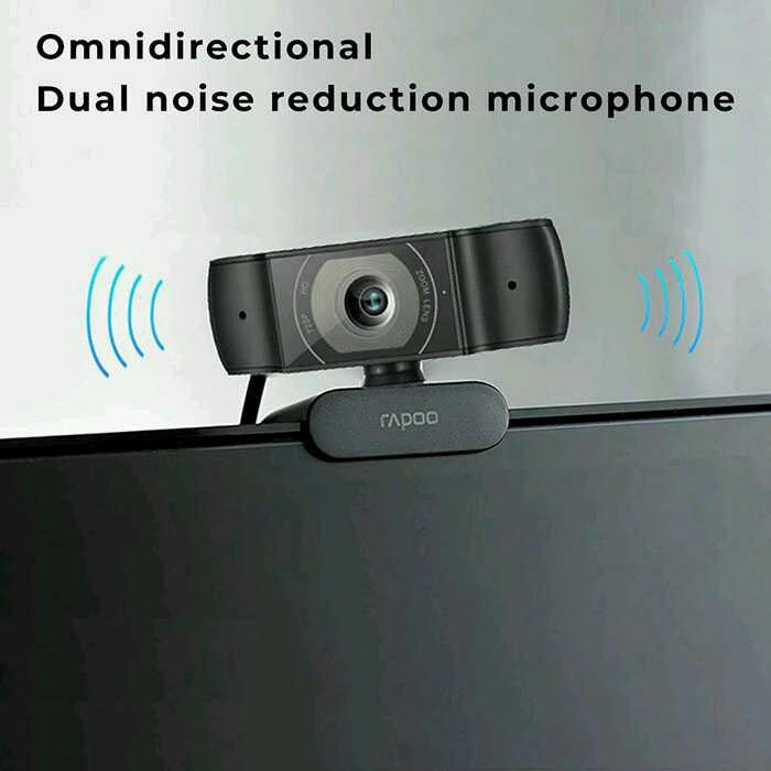 Webcam Rapoo C200 HD 720p màu đen | BigBuy360 - bigbuy360.vn