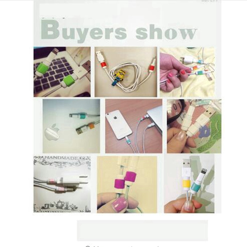 Set 3 nút bảo vệ đầu dây cáp thích hợp cho iPhone