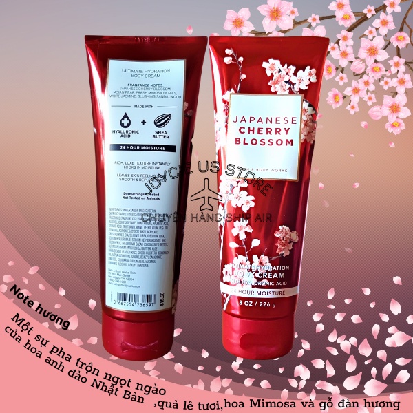 Lotion sữa dưỡng thể BBW 236ml