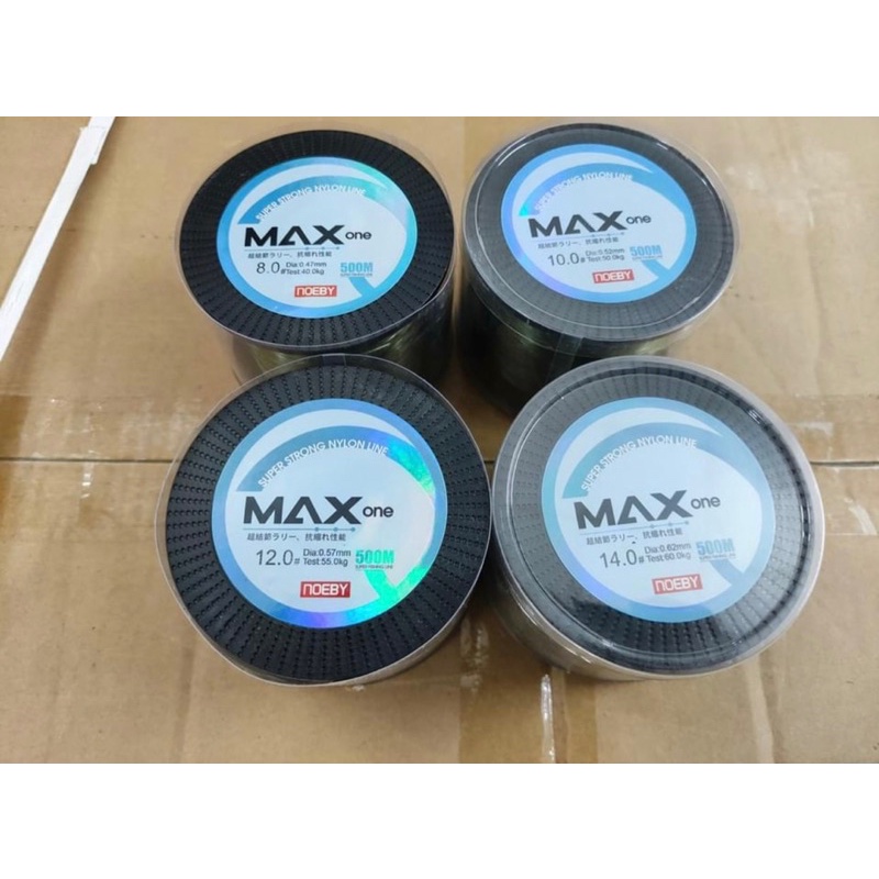 Cước câu Noeby Max One 500m nilong Chất Lượng chuyên câu sông , hồ , biển , cá tra