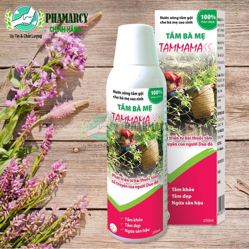 Nước tắm sau sinh cho mẹ của người giao đỏ, Tammamass xông tắm gội toàn thân date xa