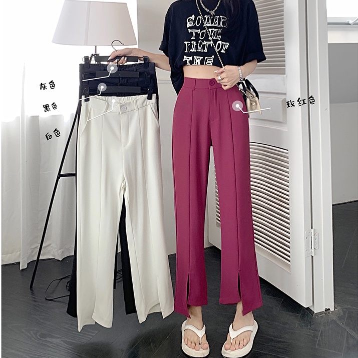 Quần dài SUXI lưng cao co giãn dáng ôm thời trang xuân hè cho nữ