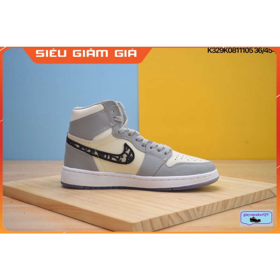 (FULL BOX + QUÀ TẶNG) Giày thể thao Air Jordan 1 Retro High Dior  cổ cao siêu đẹp, năng động dành cho nam và nữ | BigBuy360 - bigbuy360.vn