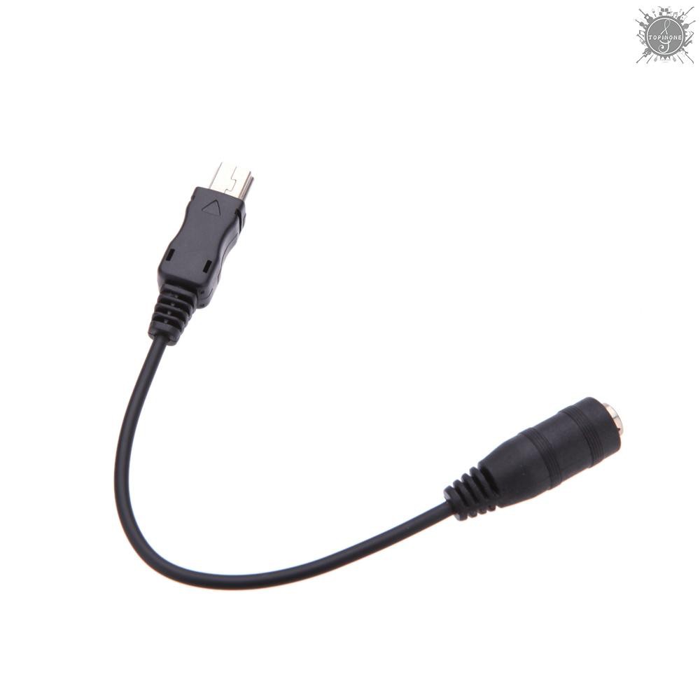 ♥TO♥ Mini USB to 3.5mm Mic Microphone Adapter Cable Cord for Gopro HD Hero 1 2 3 3+ 4 Camera