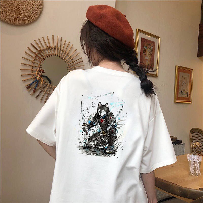 Áo thun nữ tay lỡ form rộng phong cách Nhật Bản đẹp độc lạ vải dày mịn 2020T1606