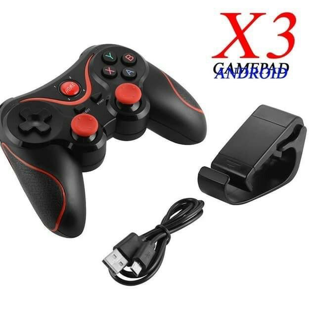 Tay Cầm Chơi Game Bluetooth 0r Cho Android Terios T3 Giá Đỡ