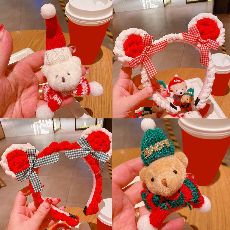 Kẹp Tóc Hình Tai Gấu Hoạt Hình Dễ Thương Dành Cho Nữ