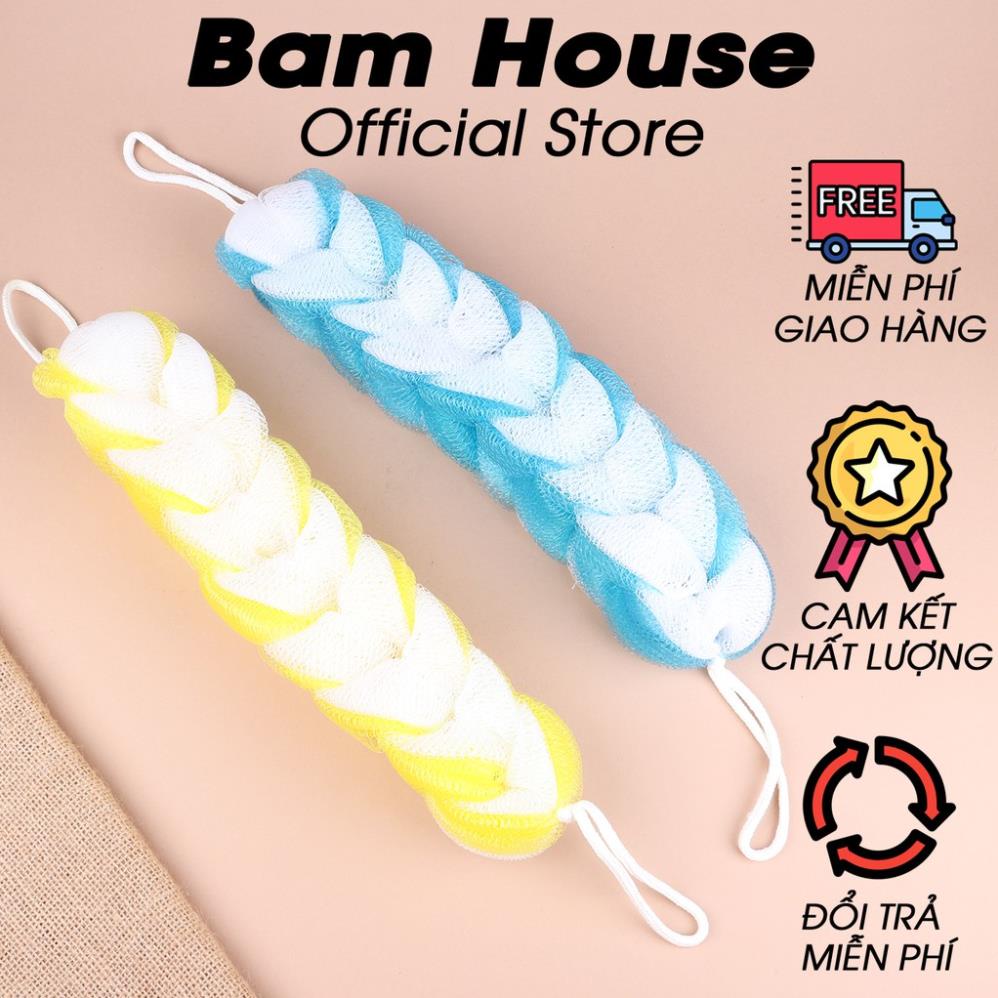 [HCM] Bông tắm cọ dài Bam House tạo bọt tốt cao cấp BT01 – BamBam Store