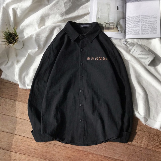 ÁO SƠ MI THÊU 3 CON MÈO UNISEX | BigBuy360 - bigbuy360.vn