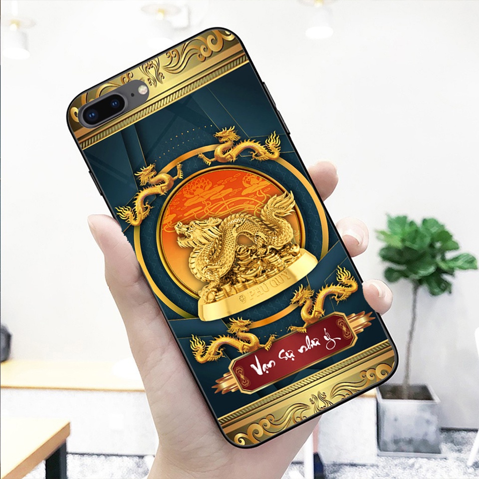 Ốp lưng kính cường lực iphone 7plus/8plus-iphone 6plus-iphone7/iphone8-iphone6/6S in hình 12 con giáp siêu đẹp