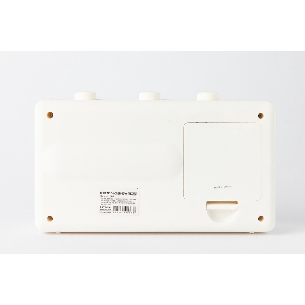 Đồng Hồ ARTBOX Hàn Quốc Màu Trắng Để Bàn Có Ngày Tháng Tiện Lợi