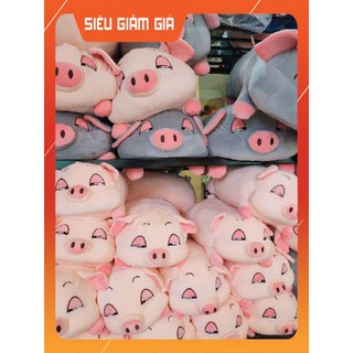 SET CHĂN GỐI HEO MỠ PHÊ NGỦ 3in1 (Ảnh thật)