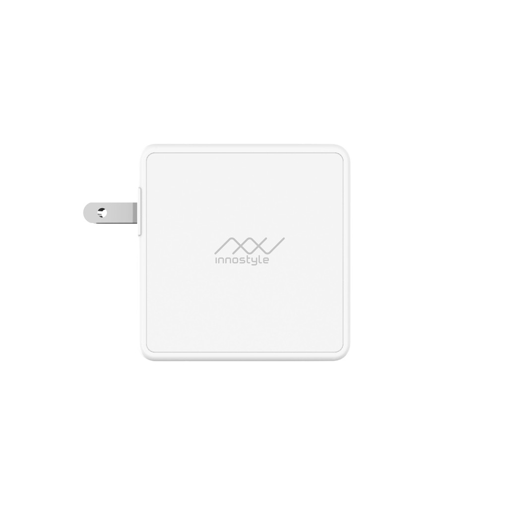 Sạc đa cổng macbook Innostyle GoMAX Plus 73W (USB-C PD 61W + USB-A Smart AI) - Black