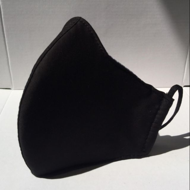 Khẩu trang nam kháng khuẩn chống bụi full đen combo 3 cái