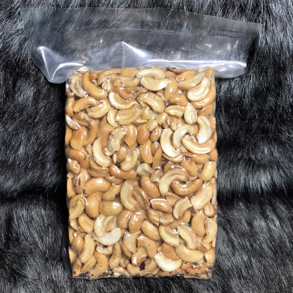 500GR Hạt Điều Rang Muối Bể Không Vỏ Lụa Hút Chân Không