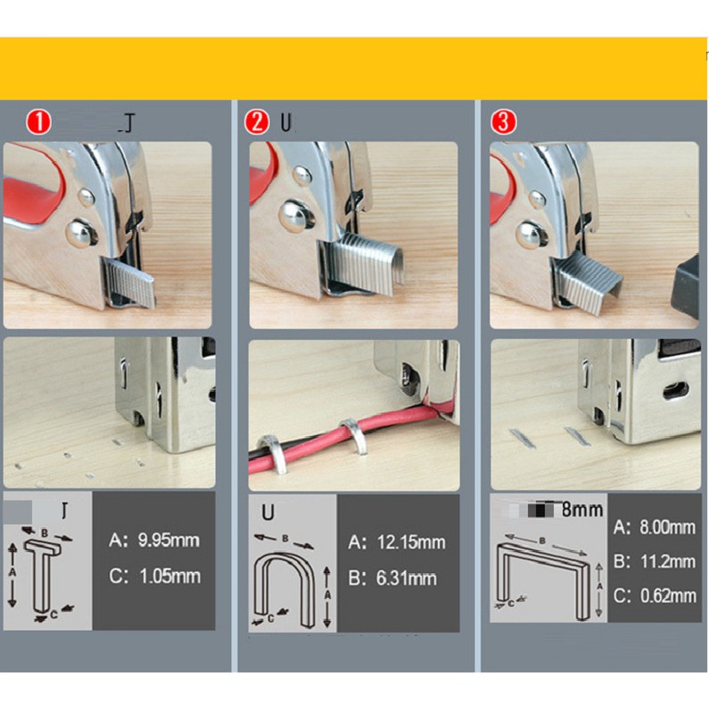 Máy bắn đinh ghim 3 trong 1 +tặng 2 hộp ghim