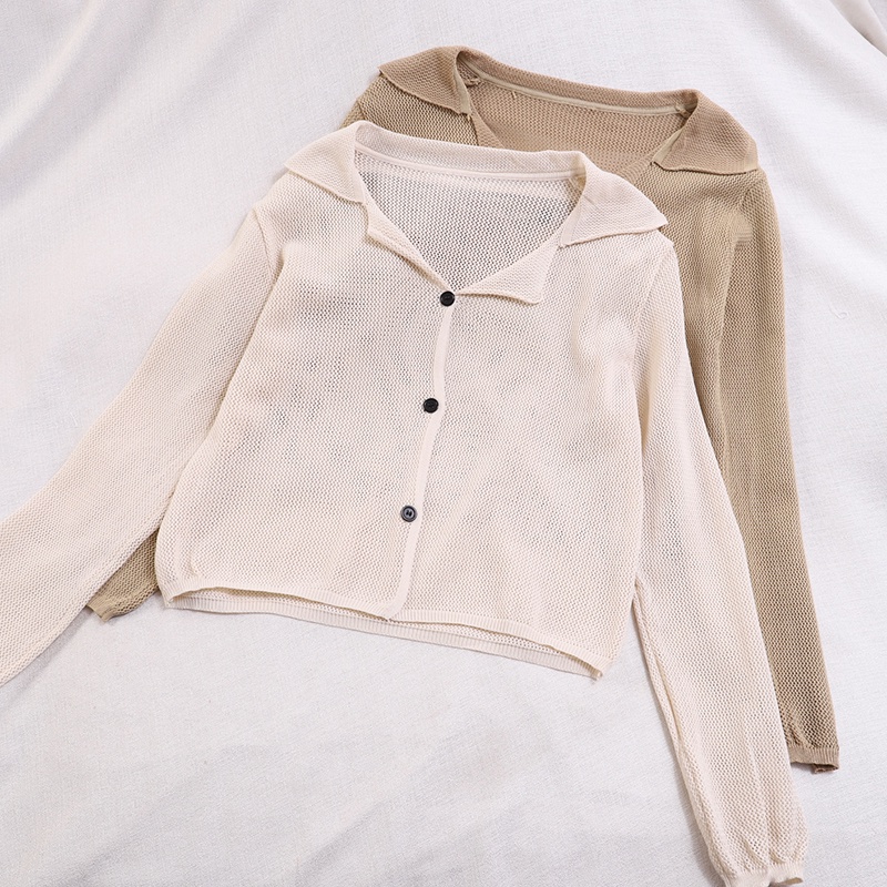 NUZIRO Áo cardigan  dệt kim tay dài cổ chữ V thời trang dành cho nữ