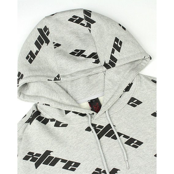 Áo Khoác Hoodie Nam Nữ Form Rộng Vải Nỉ Màu Xám In Chữ Đen Essential by Local Brand Xfire Unisex