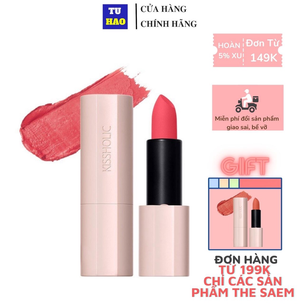 Son môi The Saem Kissholic Lipstick Matte (3.5g) | BigBuy360 - bigbuy360.vn