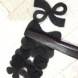 miếng dán tóc con màu đen:1 miếng