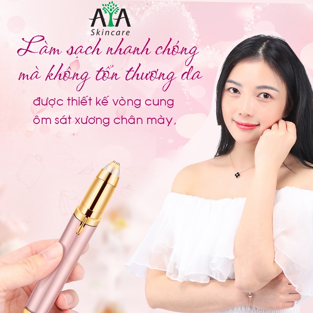 Bút Tỉa Lông Mày Đa Năng - Máy Tỉa Lông Mày thông minh phiên bản sạc điện - avaskincare