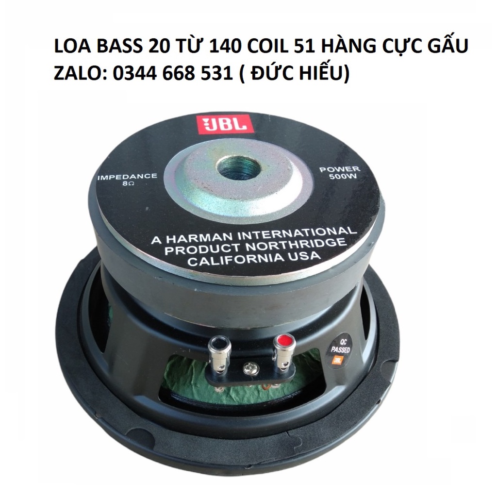 1 củ loa bass 20 JBL từ 140 coil 51 hàng cực khủng-loa hát karaoke mới nhất thị trường