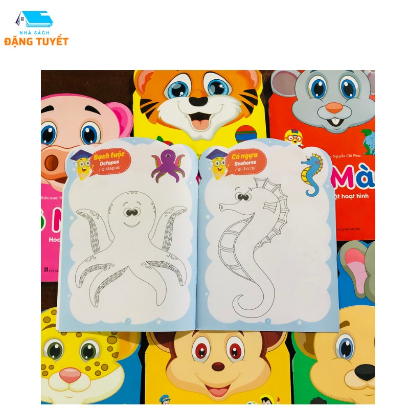 Sách Bé Tô Màu 8 Chủ Đề Khác Nhau