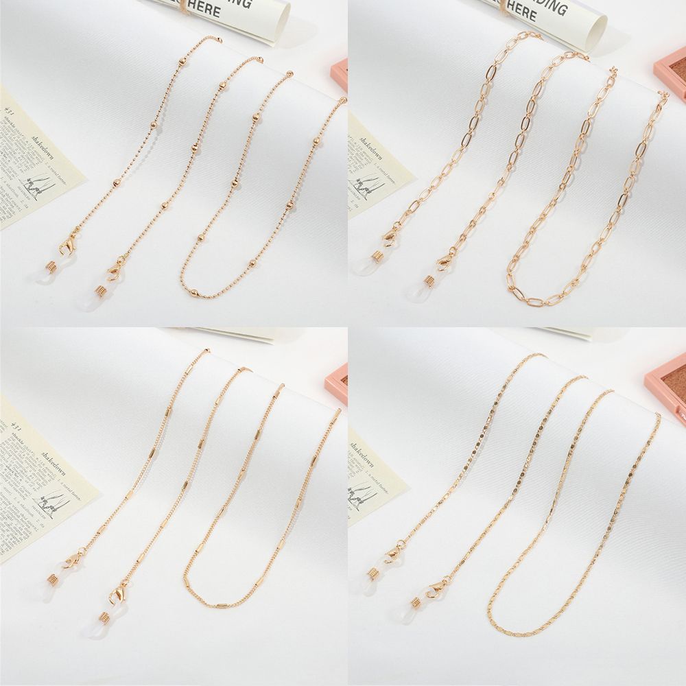 Dây đeo mắt kính bảo vệ chống thất lạc bằng hợp kim phong cách punk thời trang cho nam và nữ