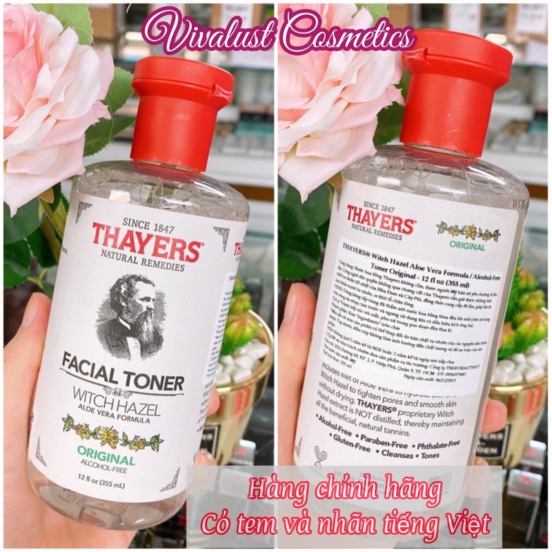 [Chính Hãng] Nước Hoa Hồng THAYERS ORIGINAL 355ml - Phiên Bản Gốc - Dành Cho Mọi Loại Da