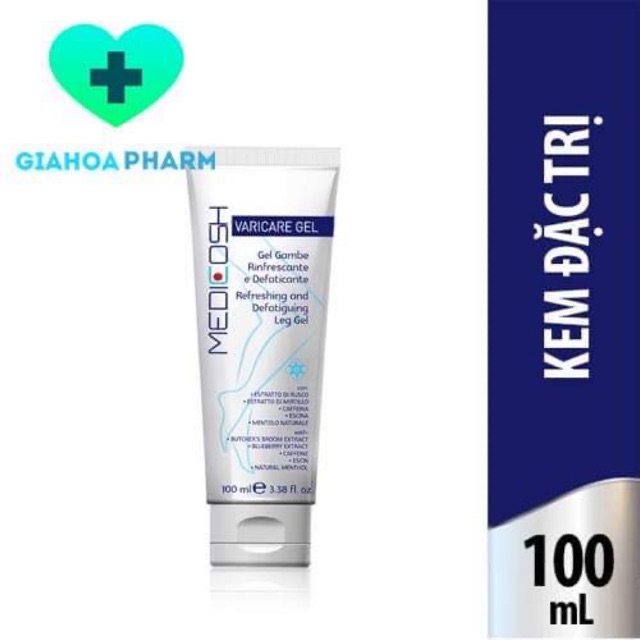 Gel chăm sóc tĩnh mạch chân Medicosh Varicare Gel (Nhập khẩu Italia)