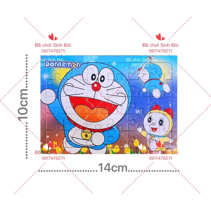 Tranh ráp hình giấy 30 miếng 10*14cm