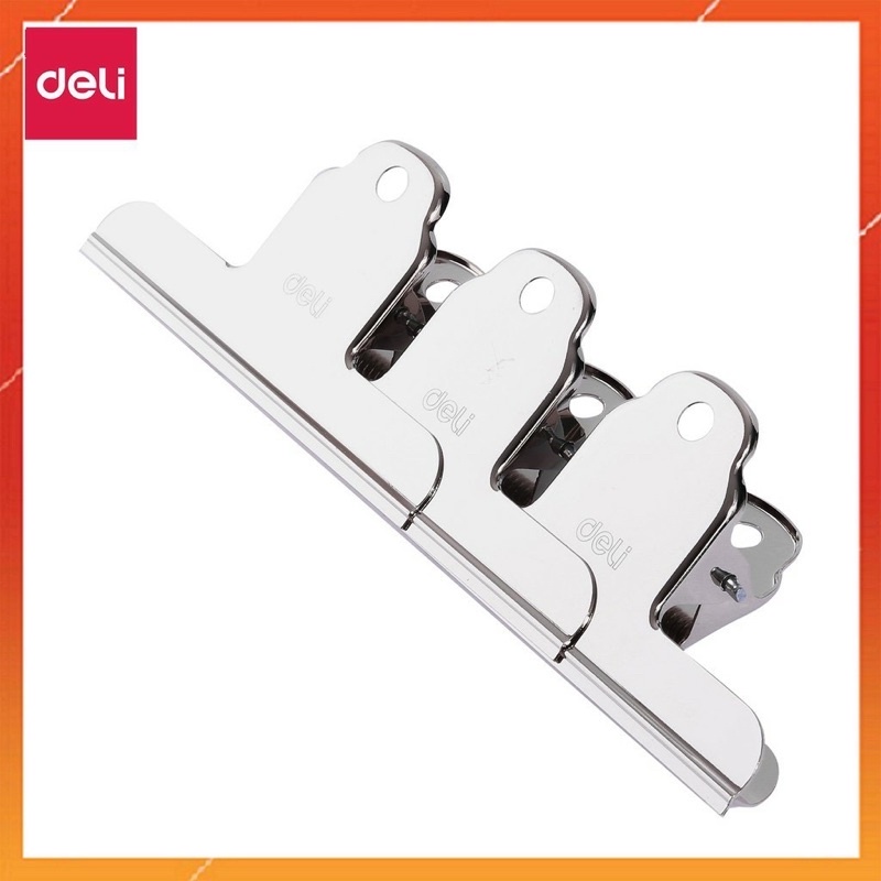 Kẹp INOX cao cấp Deli 76mm / 102mm / 145mm: