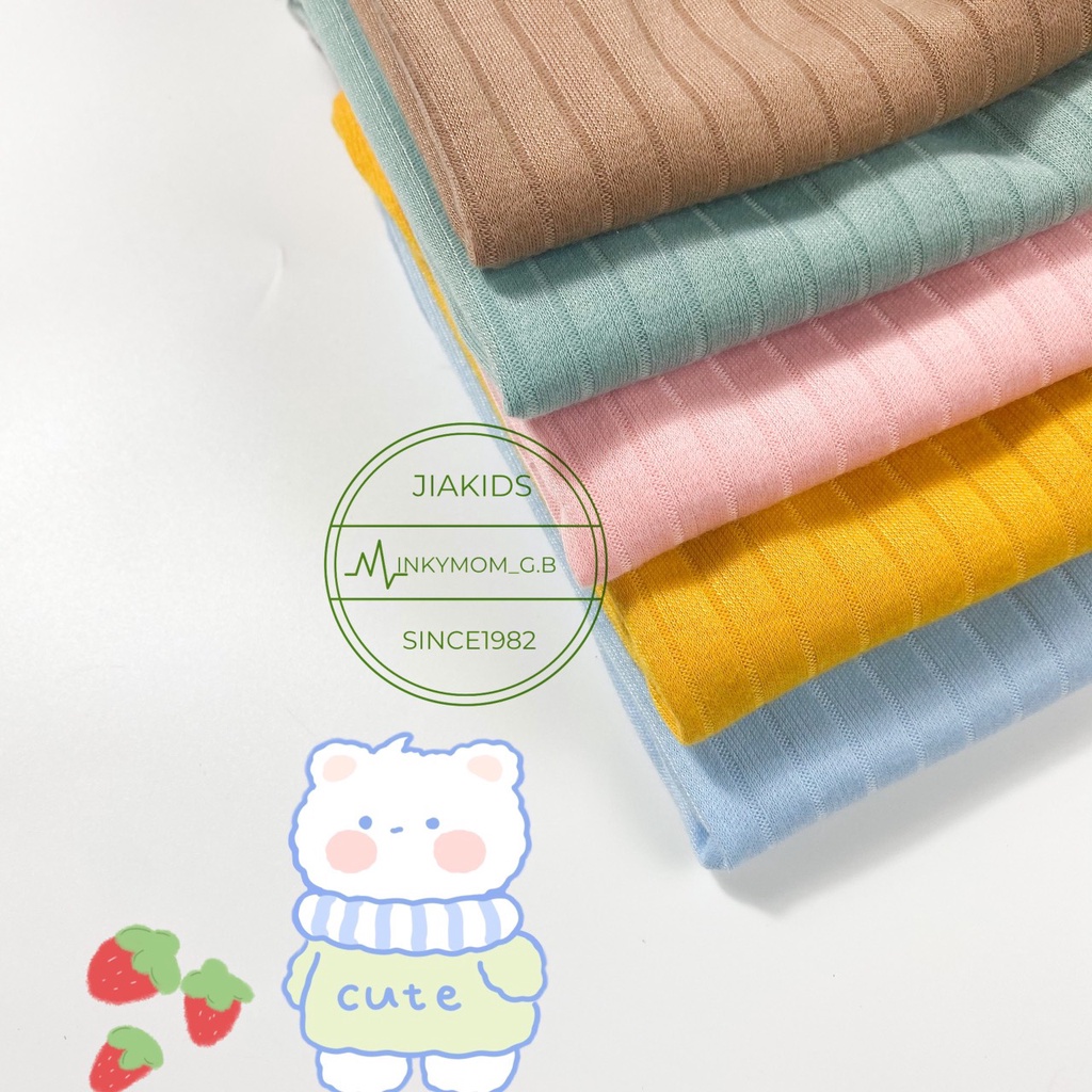 [SALE] Bộ Quần Áo Bé Gái, Bé Trai Minky Mom Vải Thun Gân Đũa Bảng Màu Pastel, Bộ Dài Tay Cho Bé Mặc Thu Đông MKMTD2149