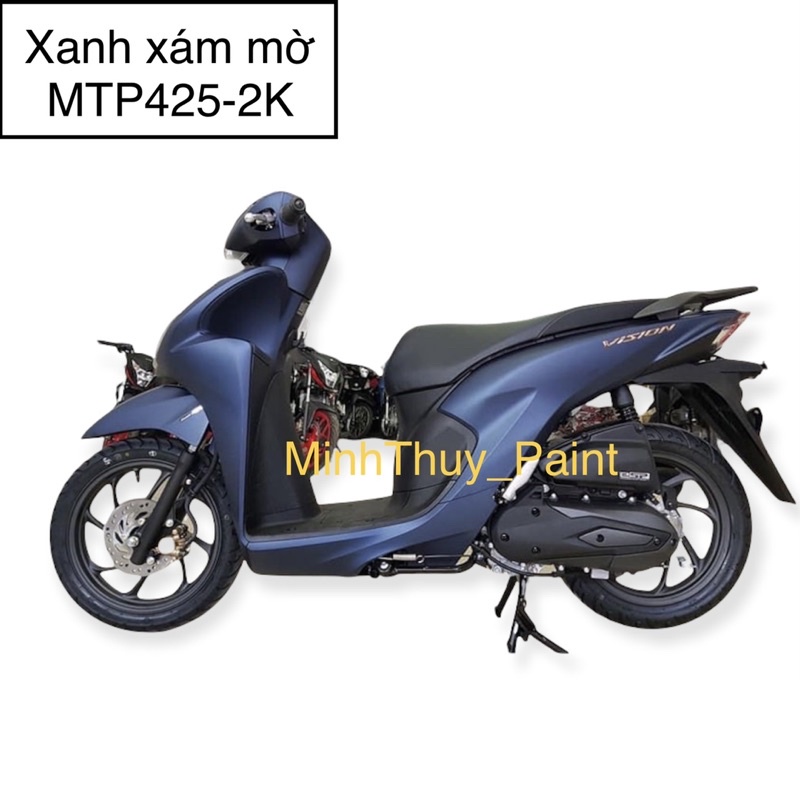 Sơn xe máy Honda Vision màu Xanh xám mờ MTP425-2K