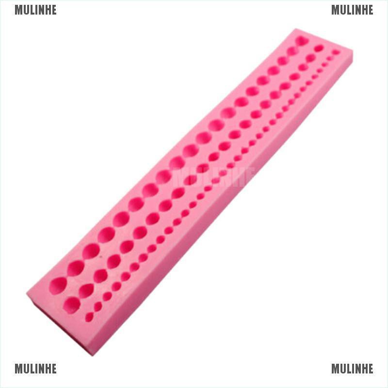 [MULINHE] Khuôn Silicone Tạo Hình Hạt Ngọc Trai Trang Trí Bánh Kem