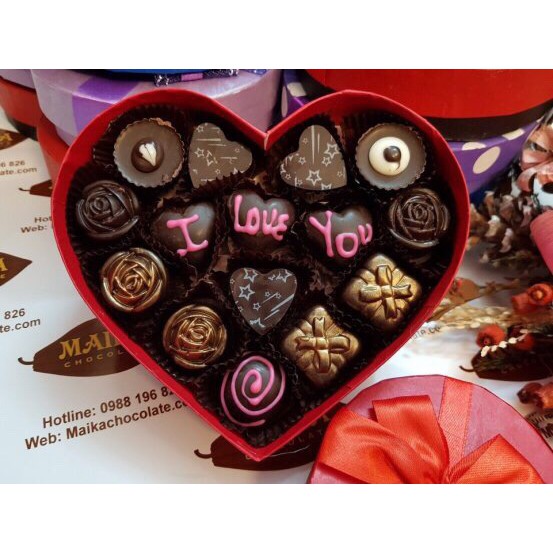 Hộp quà tặng socola Valentine